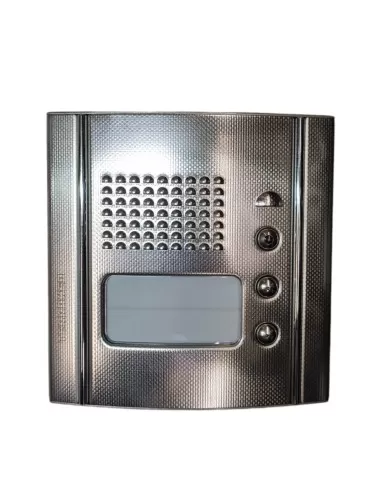 Bticino Sfera - Porter monobloc tout acier à 2 boutons 333124 terraneo